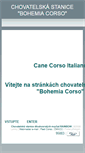 Mobile Screenshot of canecorso.cz