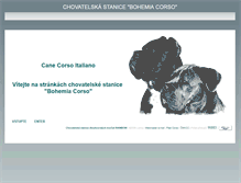 Tablet Screenshot of canecorso.cz